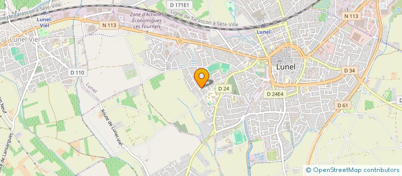 localisation de l'entreprise ATPE  LUNEL