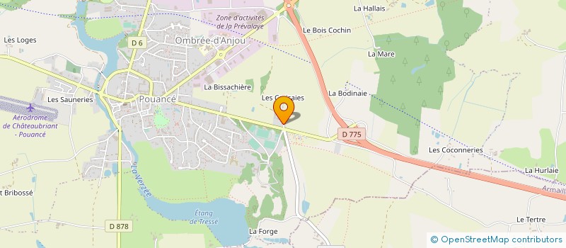 localisation de l'entreprise ATPG à OMBREE D'ANJOU