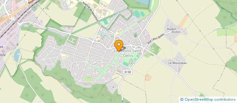 localisation de l'entreprise ATPI INFRA  LE MESNIL-SAINT-DENIS