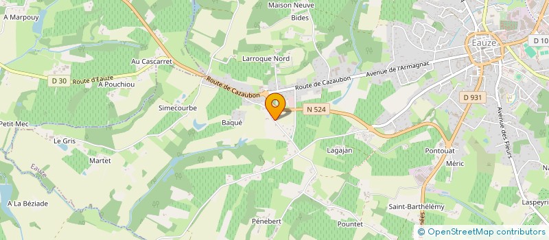 localisation de l'entreprise ATPL SCHOOL à EAUZE