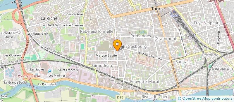 localisation de l'entreprise ATPM à TOURS