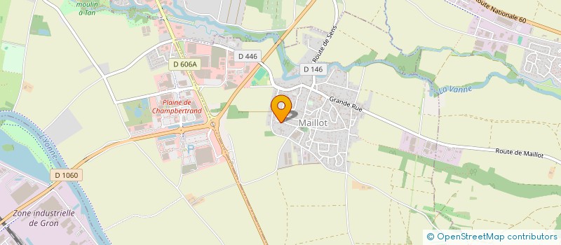 localisation de l'entreprise ATPM 89 à SUBLIGNY