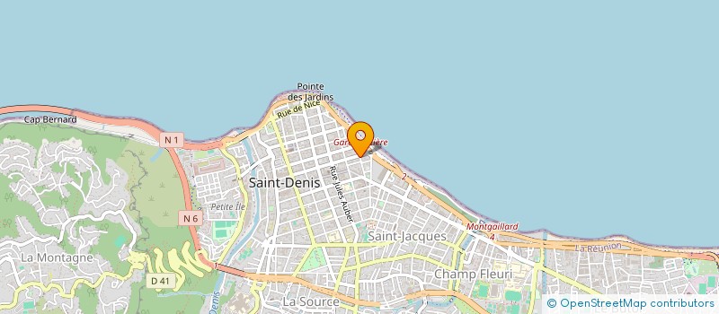 localisation de l'entreprise ATPM (AMENAGEMENTS TRAVAUX PUBLICS DES MASCAREIGNES) à SAINT-DENIS