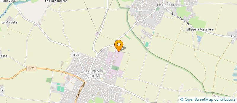 localisation de l'entreprise ATPR  LONGEVILLE-SUR-MER