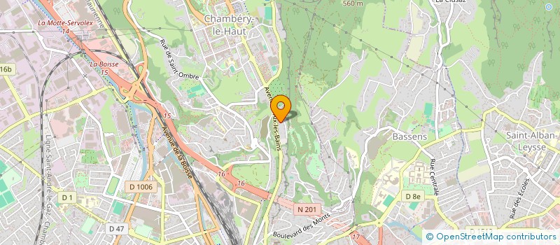 localisation de l'entreprise ATPRO  CHAMBERY