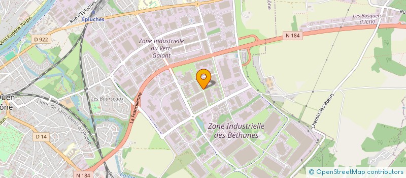 localisation de l'entreprise ATPS ENTREPRISES à SAINT-OUEN-L'AUMONE