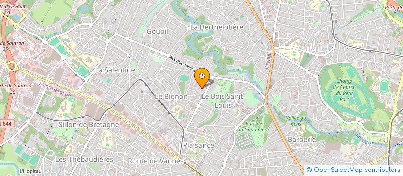 localisation de l'entreprise ATPS SKILLS PARTNERS à ORVAULT