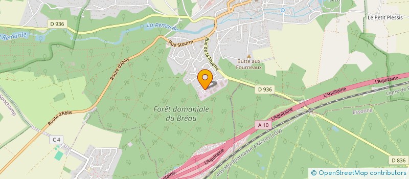 localisation de l'entreprise ATR BUSINESS à SAINT-ARNOULT-EN-YVELINES