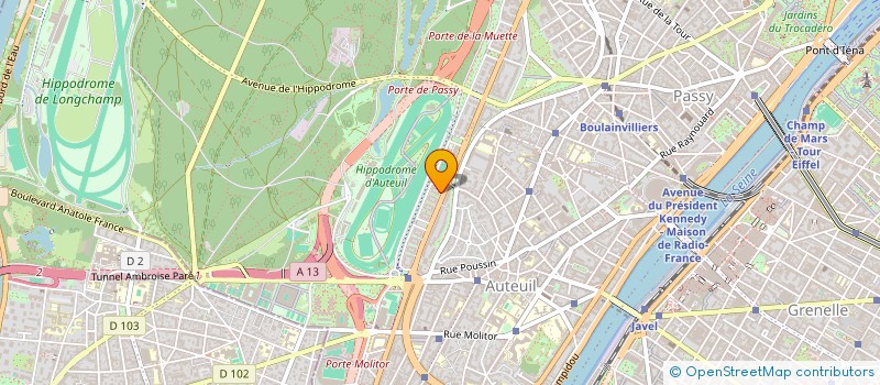 localisation de l'entreprise ATR CONSEIL ET PARTICIPATIONS  PARIS