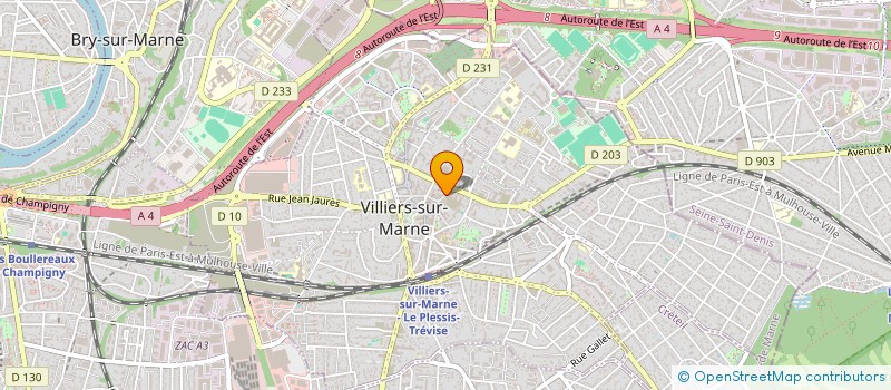 localisation de l'entreprise ATR CONSEIL PRO à VILLIERS-SUR-MARNE