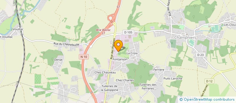 localisation de l'entreprise ATR CUTTING  CHAMPNIERS