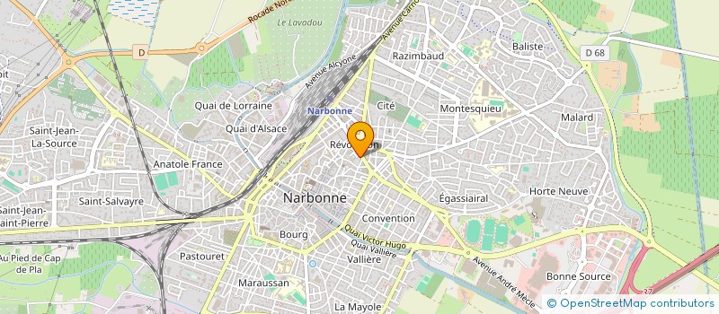 localisation de l'entreprise ATR EURL à NARBONNE