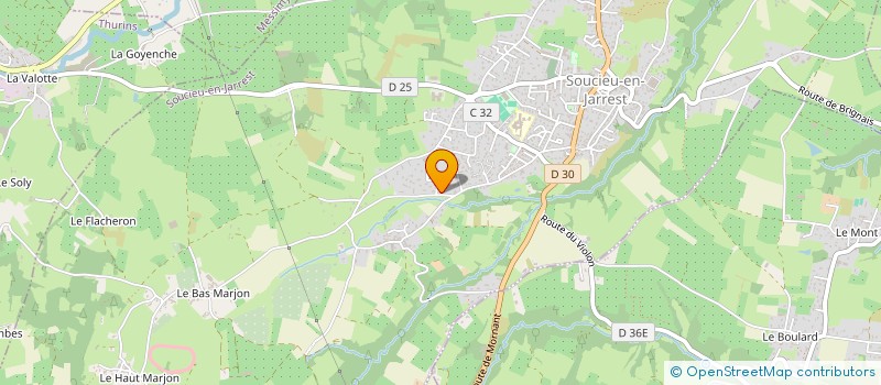 localisation de l'entreprise ATR IMMO  SOUCIEU-EN-JARREST