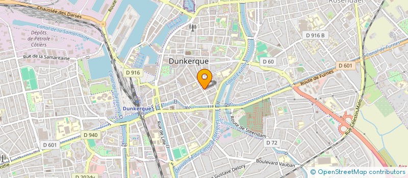 localisation de l'entreprise ATR-INGENIERIE à DUNKERQUE