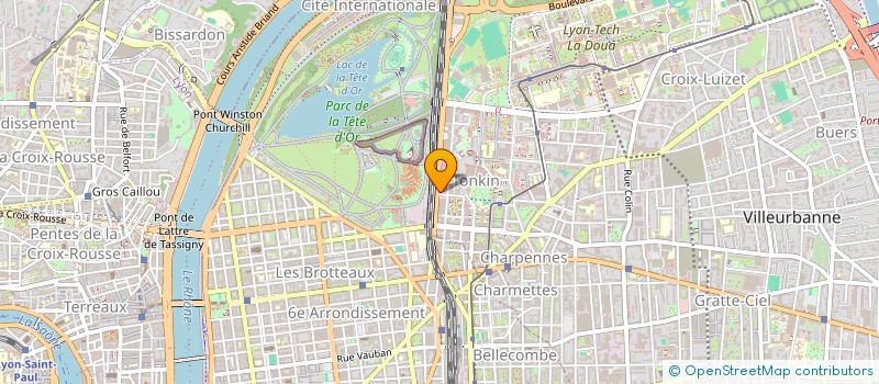 localisation de l'entreprise ATR INGENIERIE à VILLEURBANNE