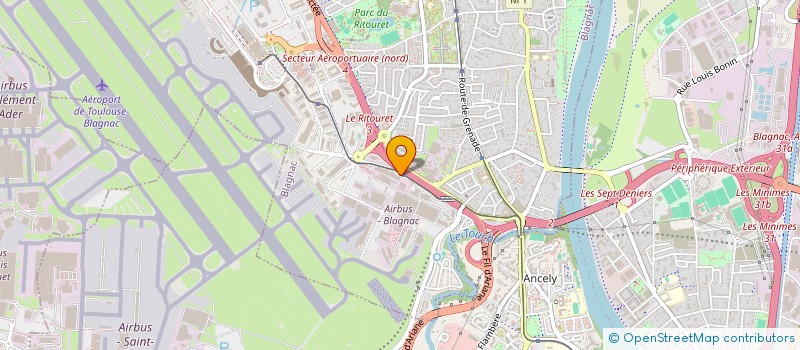 localisation de l'entreprise ATR INTERNATIONAL à BLAGNAC