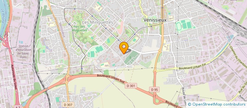 localisation de l'entreprise ATR PRESTIGE  VENISSIEUX