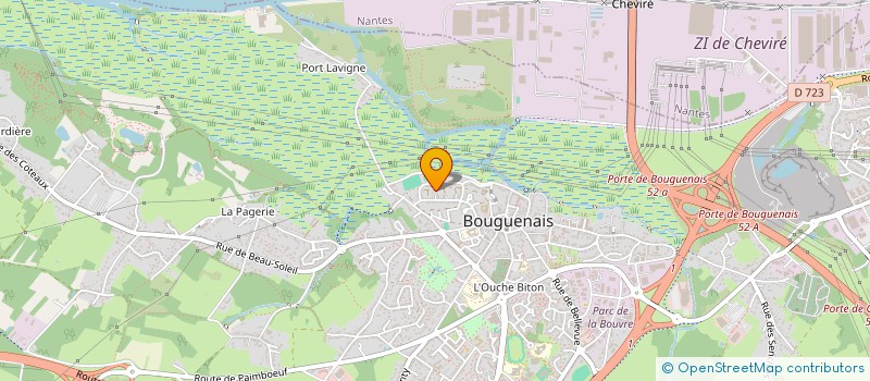 localisation de l'entreprise ATR SARL à BOUGUENAIS