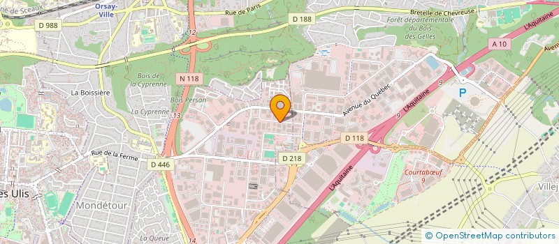 localisation de l'entreprise ATR TECHNOLOGIES à LES ULIS