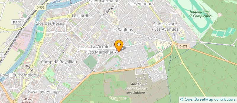 localisation de l'entreprise ATR TRANSPORT ET LOGISTIQUE à COMPIEGNE
