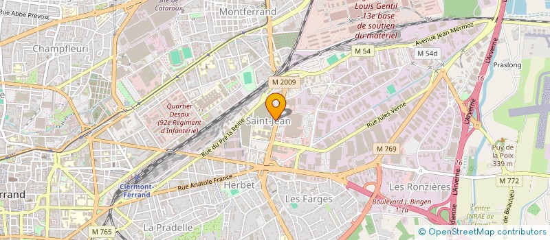 localisation de l'entreprise ATRA GROUP FRANCE  CEBAZAT