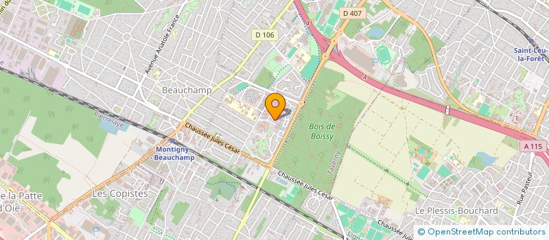 localisation de l'entreprise ATRAC AMANE TRANSPORTS ET CO  TAVERNY