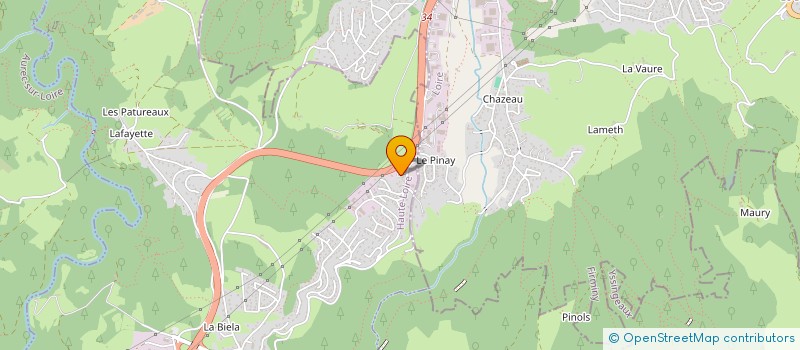 localisation de l'entreprise ATRACONFORT 42  SAINT FERREOL D'AUROURE