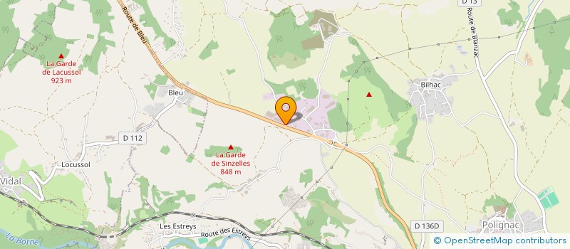 localisation de l'entreprise ATRACONFORT DEVELOPPEMENT  POLIGNAC