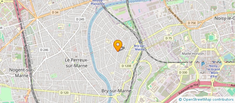 localisation de l'entreprise ATRADIS à BRY-SUR-MARNE