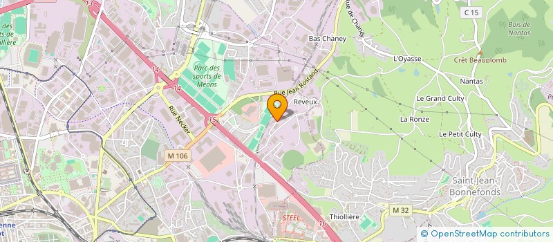 localisation de l'entreprise ATRAG  ANDREZIEUX-BOUTHEON