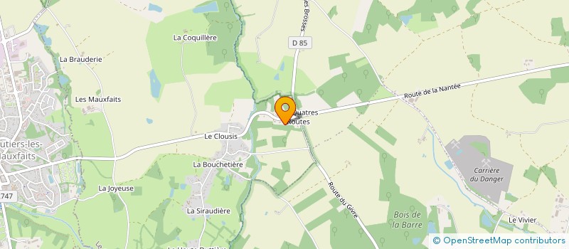 localisation de l'entreprise ATRAKOM  LE GIVRE