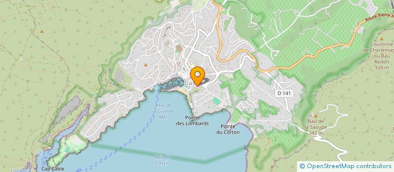localisation de l'entreprise ATRAME INVEST à CASSIS