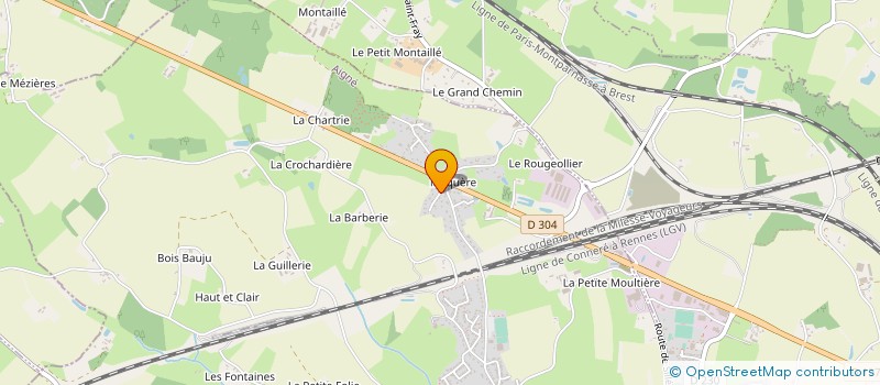 localisation de l'entreprise ATRAP  AIGNE