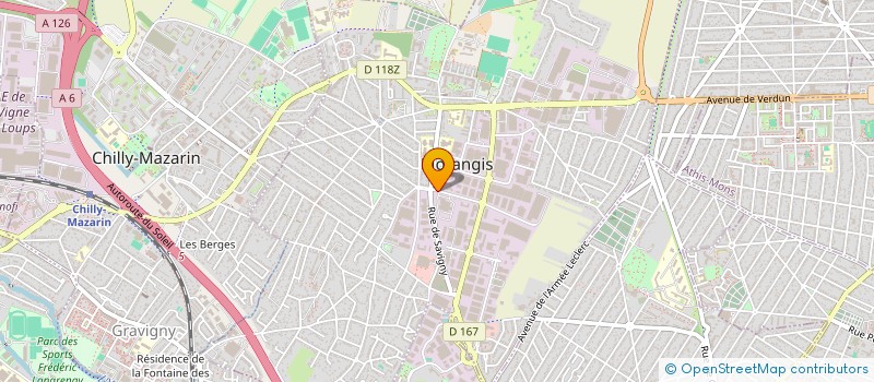 localisation de l'entreprise ATRAP 91 à MORANGIS