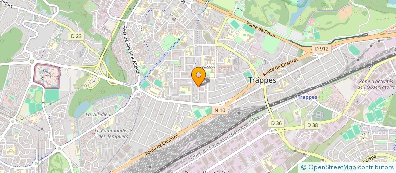 localisation de l'entreprise ATRAPPES PROD à TRAPPES