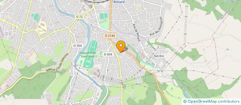 localisation de l'entreprise ATRE à MONTLUCON