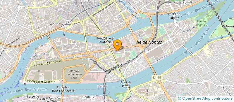 localisation de l'entreprise ATREALIS RESIDENCES à NANTES