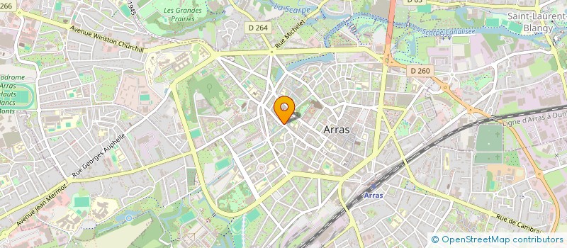 localisation de l'entreprise ATREBATE COMPAGNIE à ARRAS