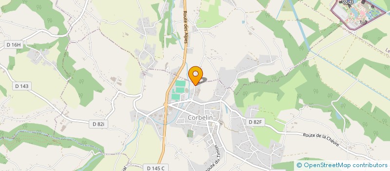 localisation de l'entreprise ATREELOG  CORBELIN