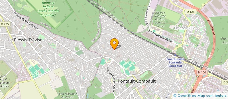 localisation de l'entreprise ATREME à PONTAULT-COMBAULT
