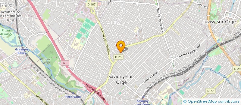 localisation de l'entreprise ATRES ET CO à SAVIGNY-SUR-ORGE