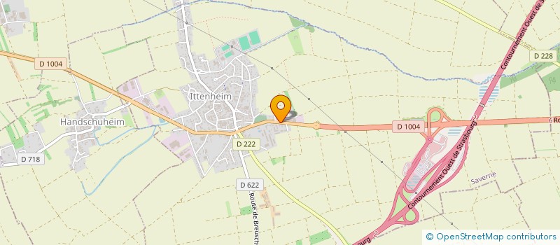 localisation de l'entreprise ATRES & FLAMMES à ITTENHEIM