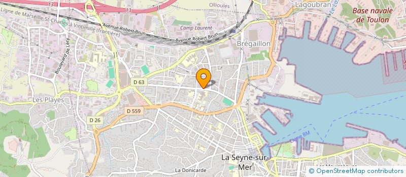 localisation de l'entreprise ATRI  LA SEYNE-SUR-MER