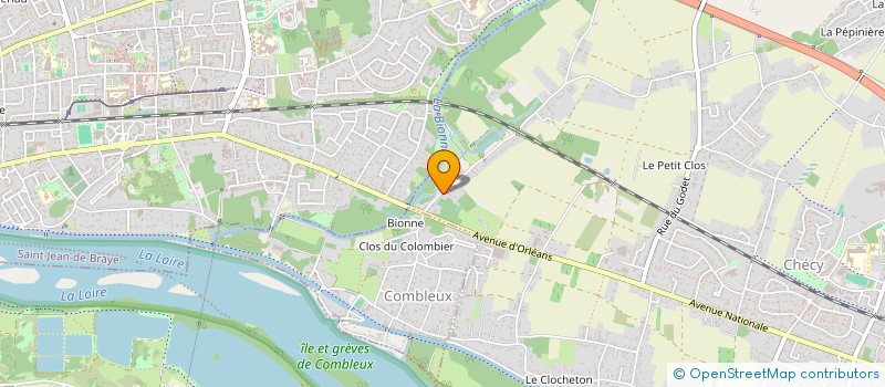 localisation de l'entreprise ATRI FRANCE SA à CHECY