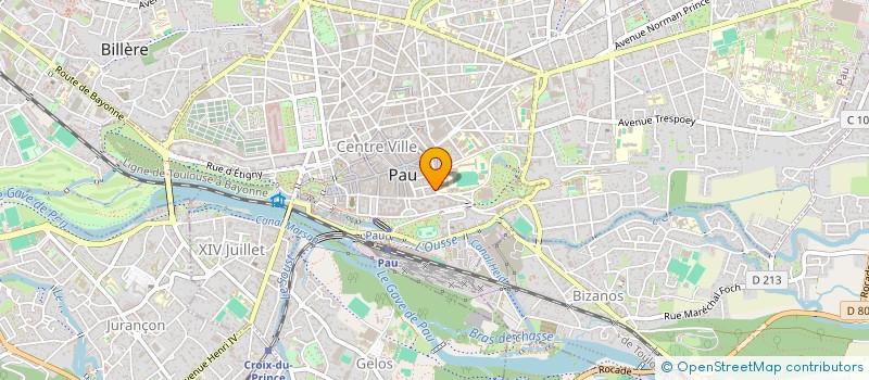 localisation de l'entreprise ATRIA à PAU