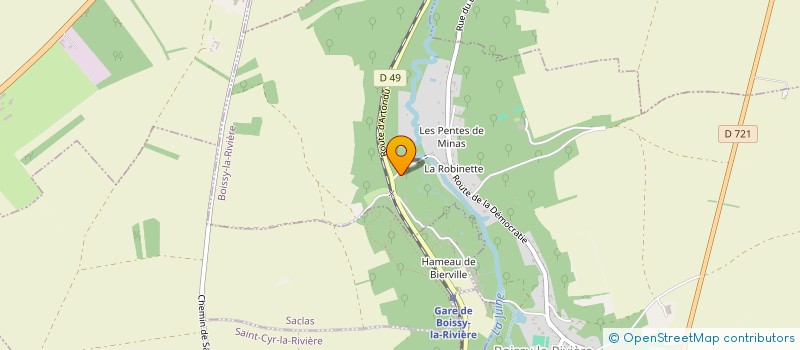 localisation de l'entreprise ATRIA  ETAMPES