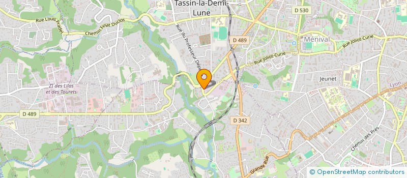 localisation de l'entreprise ATRIA  FRANCHEVILLE