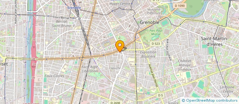 localisation de l'entreprise ATRIA GROUPE à GRENOBLE