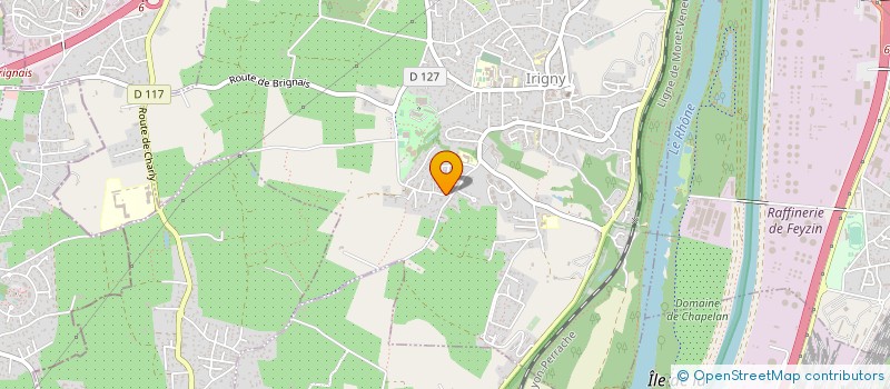 localisation de l'entreprise ATRIA IMMOBILIER  IRIGNY