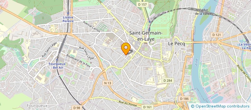 localisation de l'entreprise ATRIA PATRIMOINE à SAINT-GERMAIN-EN-LAYE